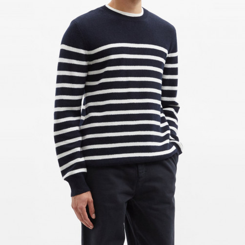 Travis Breton-striped Wool-blend Sweater